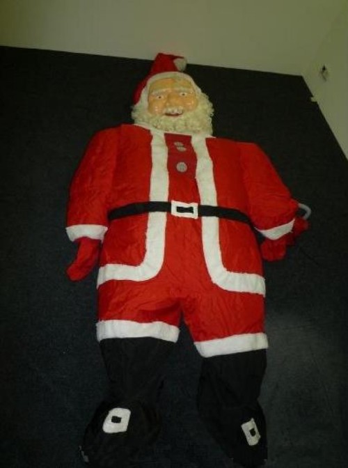 Mascottepak Opblaasbaar kostuum - Kerstman